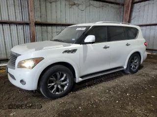 2013 Infiniti QX56 with VIN JN8AZ2NF1D9530213, listed as a Copart auction lot 81179544 with 177,524 mi miles and Salvage Title. Bid and sale history available at carsss.com. Image 1.