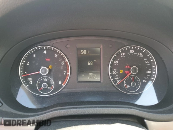 2012 Volkswagen Passat S with VIN 1VWAP7A32CC071038, listed as a Copart auction lot 55637315 with 79,935 mi miles and Clean title. Bid and sale history available at DreamBid. Image 9.