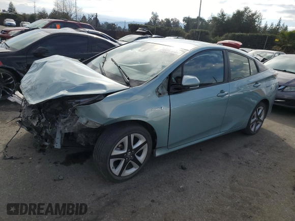 2016 Toyota Prius Four with VIN JTDKARFU6G3024204, listed as a Copart auction lot 43397655 with 0 mi miles and Salvage Title. Bid and sale history available at carsss.com. Image 1.