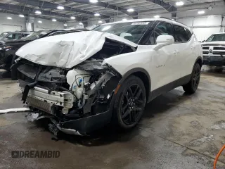 2022 Chevrolet Blazer LT z VIN 3GNKBJRS3NS200178, wystawiony jako Copart lot #46787645 z przebiegiem 33 083 mil mil oraz Szkoda całkowita • Salvage title. Historia ofert i sprzedaży dostępna na DreamBid. Obrazek 1.