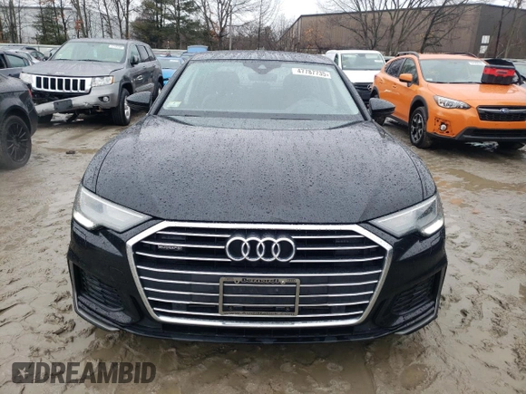 2019 Audi A6 Premium with VIN WAUK2AF21KN019029, listed as a Copart auction lot 47787735 with 54,598 mi miles and Salvage Title. Bid and sale history available at carsss.com. Image 5.