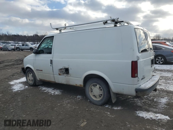 2002 Chevrolet Astro Cargo z VIN 1GCDL19X62B131620, wystawiony jako Copart lot #86748144 z przebiegiem Nie podano mil oraz Szkoda całkowita • Salvage title. Historia ofert i sprzedaży dostępna na DreamBid. Obrazek 2.