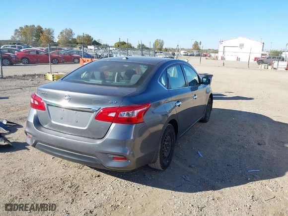 2017 Nissan Sentra SV with VIN 3N1AB7AP8HL714642, listed as a IAAI auction lot 40630182 with 70,681 mi miles. Bid and sale history available at carsss.com. Image 4.