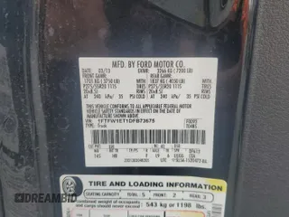 2013 Ford F-150 XL с VIN 1FTFW1ET1DFB73675, выставлен на аукционе Copart как лот 62028965 с пробегом 204 253 миль миль и Списание • Salvage title. История ставок и продаж доступна на DreamBid. Изображение 12.