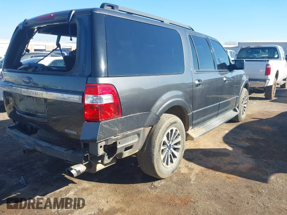 2017 Ford Expedition Max XLT with VIN 1FMJK1HT3HEA07845, listed as a IAAI auction lot 41344497 with 143,563 mi miles and . Bid and sale history available at DreamBid. Image 4.