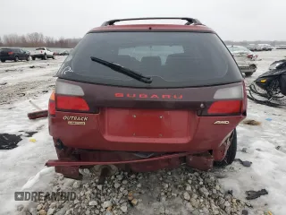 2002 Subaru Legacy Outback Limited with VIN 4S3BH686227643070, listed as a Copart auction lot 43704645 with Not provided miles and Clean title. Bid and sale history available at DreamBid. Image 6.