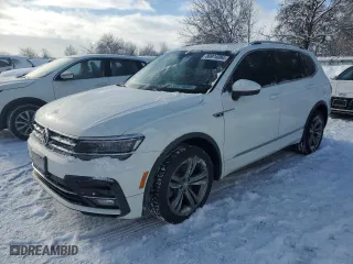 2020 Volkswagen Tiguan SEL Premium R-Line with VIN 3VV4B7AX9LM032948, listed as a Copart auction lot 86974084 with 51,620 mi miles and Clean Title. Bid and sale history available at carsss.com. Image 1.