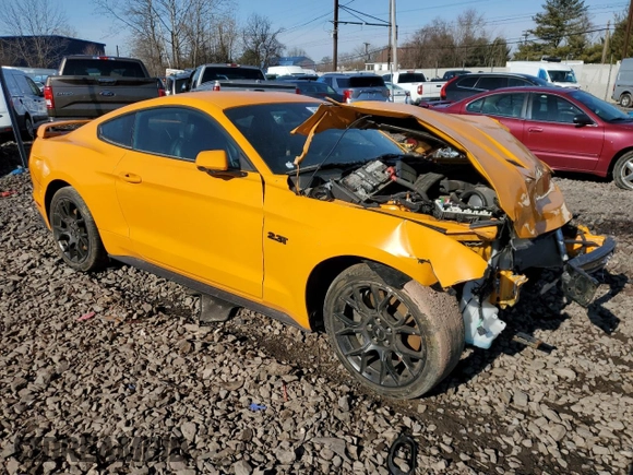 2019 Ford Mustang EcoBoost z VIN 1FA6P8TH8K5124714, wystawiony jako Copart lot #62078705 z przebiegiem 41 242 mil mil oraz Szkoda całkowita • Salvage title. Historia ofert i sprzedaży dostępna na DreamBid. Obrazek 4.