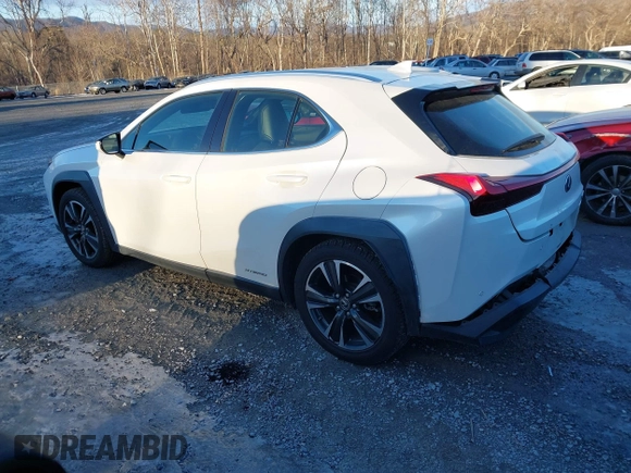 2019 Lexus UX with VIN JTHU9JBH3K2014755, listed as a IAAI auction lot 41320738 with 47,867 mi miles. Bid and sale history available at carsss.com. Image 3.