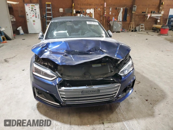 2018 Audi S5 Prestige z VIN WAU24GF58JN005912, wystawiony jako Copart lot #78801814 z przebiegiem Nie podano mil oraz Szkoda całkowita • Salvage title. Historia ofert i sprzedaży dostępna na DreamBid. Obrazek 5.