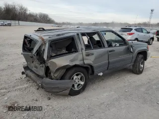1996 Jeep Grand Cherokee Laredo with VIN 1J4FX58S0TC190128, listed as a Copart auction lot 42830345 with 0 mi miles and Salvage Title. Bid and sale history available at carsss.com. Image 3.