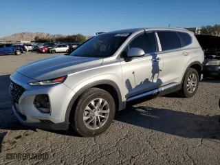 2019 Hyundai Santa Fe SE with VIN 5NMS23AD4KH076930, listed as a Copart auction lot 47891805 with 117,052 mi miles and Salvage Title. Bid and sale history available at carsss.com. Image 1.