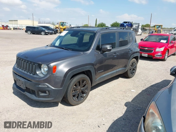 2018 Jeep Renegade Latitude with VIN ZACCJABB7JPH97177, listed as a IAAI auction lot 42671730 with 48,989 mi miles and . Bid and sale history available at DreamBid. Image 2.
