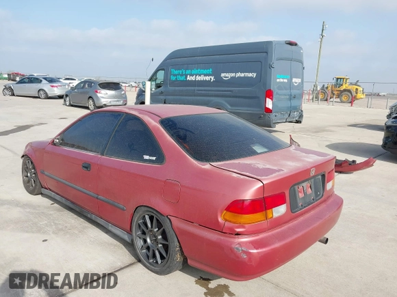 1996 Honda Civic DX with VIN 1HGEJ6125TL056431, listed as a IAAI auction lot 41770145 with 210,240 mi miles. Bid and sale history available at carsss.com. Image 3.