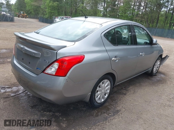 2014 Nissan Versa SV with VIN 3N1CN7AP3EL838748, listed as a IAAI auction lot 42079855 with 165,329 mi miles and . Bid and sale history available at carsss.com. Image 4.