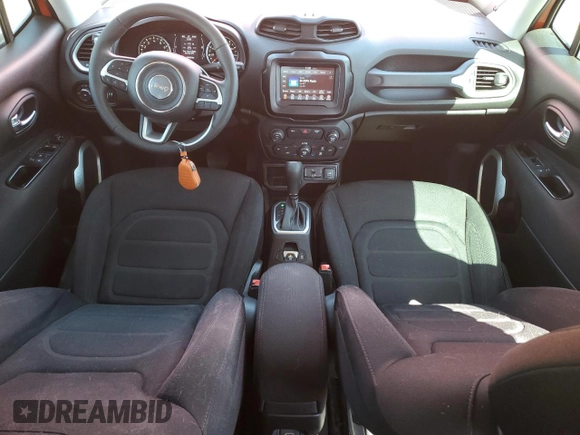 2018 Jeep Renegade Latitude with VIN ZACCJABB6JPJ26712, listed as a Copart auction lot 52112045 with 135,684 mi miles and Salvage Title. Bid and sale history available at carsss.com. Image 8.