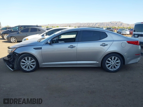 2015 Kia Optima LX with VIN 5XXGM4A78FG473769, listed as a IAAI auction lot 42008139 with 124,641 mi miles and . Bid and sale history available at DreamBid. Image 14.