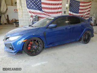 2018 Honda Civic Type R Touring with VIN SHHFK8G78JU203628, listed as a Copart auction lot 52239215 with 43,339 mi miles and Salvage Title. Bid and sale history available at carsss.com. Image 1.