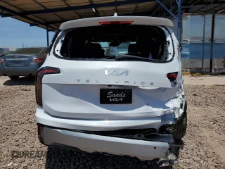 2023 Kia Telluride SX with VIN 5XYP54GC1PG362303, listed as a Copart auction lot 59298425 with 24,542 mi miles and Salvage title. Bid and sale history available at DreamBid. Image 6.