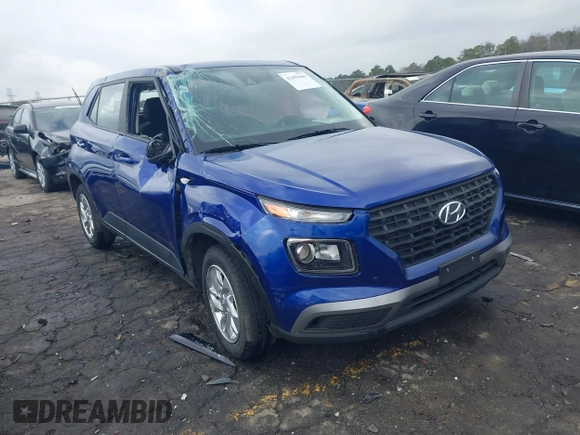 2021 Hyundai Venue SE with VIN KMHRB8A35MU114482, listed as a IAAI auction lot 41499660 with 77,166 mi miles and . Bid and sale history available at DreamBid. Image 1.