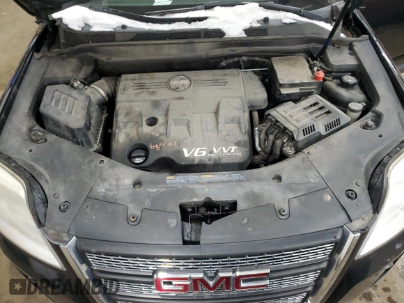 2011 GMC Terrain SLT-2 with VIN 2CTFLXE59B6300357, listed as a Copart auction lot 44261865 with 242,827 mi miles and Salvage Title. Bid and sale history available at carsss.com. Image 12.