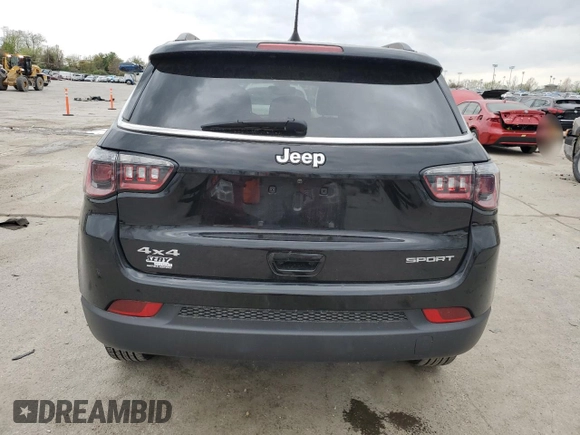 2021 Jeep Compass Sport с VIN 3C4NJDAB4MT504800, выставлен на аукционе Copart как лот 51149015 с пробегом 73 897 миль миль и Списание • Salvage title. История ставок и продаж доступна на DreamBid. Изображение 6.