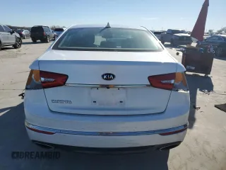 2016 Kia Cadenza Premium with VIN KNALN4D72G5216455, listed as a Copart auction lot 85194584 with 105,881 mi miles and Salvage Title. Bid and sale history available at carsss.com. Image 6.