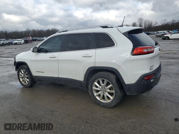 2016 Jeep Cherokee Limited z VIN 1C4PJMDB5GW211264, wystawiony jako Copart lot #53135105 z przebiegiem 142 991 mil mil oraz Szkoda całkowita • Salvage title. Historia ofert i sprzedaży dostępna na DreamBid. Obrazek 2.