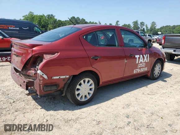 2016 Nissan Versa S Plus with VIN 3N1CN7AP1GL916821, listed as a Copart auction lot 61146545 with 317,406 mi miles and Salvage title. Bid and sale history available at DreamBid. Image 3.