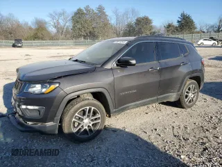 2020 Jeep Compass Altitude z VIN 3C4NJDBB6LT125469, wystawiony jako Copart lot #88016245 z przebiegiem 52 347 mil mil oraz Szkoda całkowita • Salvage title. Historia ofert i sprzedaży dostępna na DreamBid. Obrazek 1.