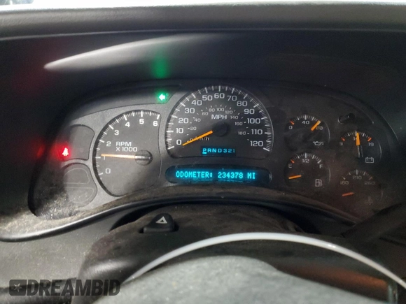 2005 Chevrolet Suburban LS with VIN 3GNFK16Z35G203233, listed as a Copart auction lot 56381734 with 234,378 mi miles and Salvage Title. Bid and sale history available at carsss.com. Image 9.