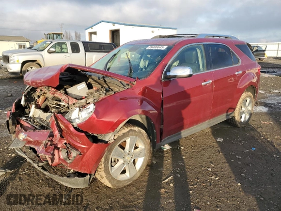 2012 Chevrolet Equinox LTZ with VIN 2GNFLGEK5C6242418, listed as a Copart auction lot 89406645 with 0 mi miles and Salvage Title. Bid and sale history available at carsss.com. Image 1.