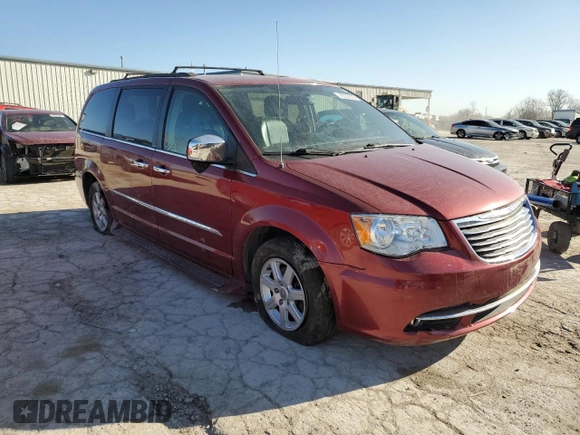 2012 Chrysler Town & Country Touring-L with VIN 2C4RC1CG0CR400549, listed as a Copart auction lot 48330305 with 111,820 mi miles and Clean Title. Bid and sale history available at carsss.com. Image 4.