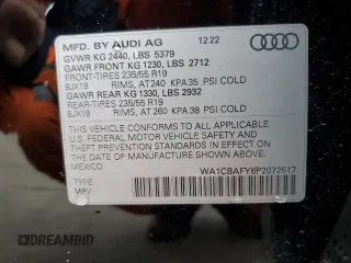 2023 Audi Q5 Prestige with VIN WA1CBAFY6P2072517, listed as a Copart auction lot 42115674 with 3,131 mi miles. Bid and sale history available at carsss.com. Image 16.