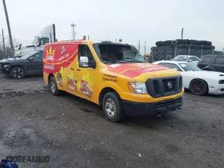 2016 Nissan NV SV with VIN 1N6AF0KY5GN805945, listed as a IAAI auction lot 41432947 with 1 mi miles. Bid and sale history available at carsss.com. Image 1.