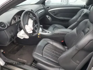 2004 Mercedes-Benz CLK 55 AMG with VIN WDBTK76G44T021103, listed as a Copart auction lot 84726784 with 77,565 mi miles and Salvage Title. Bid and sale history available at DreamBid. Image 7.