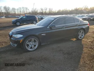 2012 BMW 5 Series 528i xDrive with VIN WBAXH5C50CDW03925, listed as a Copart auction lot 47547475 with 0 mi miles and Salvage Title. Bid and sale history available at carsss.com. Image 1.