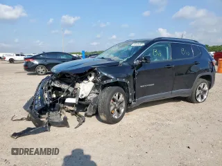 2018 Jeep Compass Limited z VIN 3C4NJDCB4JT230152, wystawiony jako Copart lot #58709265 z przebiegiem 99 050 mil mil oraz Szkoda całkowita • Salvage title. Historia ofert i sprzedaży dostępna na DreamBid. Obrazek 1.