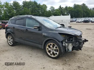 2013 Ford Escape Titanium z VIN 1FMCU0J93DUB42576, wystawiony jako Copart lot #61439285 z przebiegiem 147 141 mil mil oraz Czysty tytuł • Clean title. Historia ofert i sprzedaży dostępna na DreamBid. Obrazek 4.