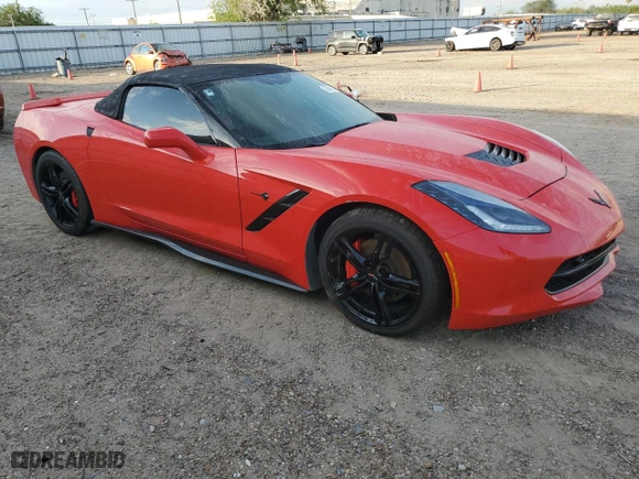 2016 Chevrolet Corvette Stingray 2LT with VIN 1G1YD3D76G5107592, listed as a Copart auction lot 78941364 with NaN miles and Clean Title. Bid and sale history available at carsss.com. Image 4.
