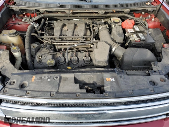 2016 Ford Flex SEL with VIN 2FMHK6C86GBA11798, listed as a Copart auction lot 43787695 with 128,553 mi miles and Salvage Title. Bid and sale history available at carsss.com. Image 12.