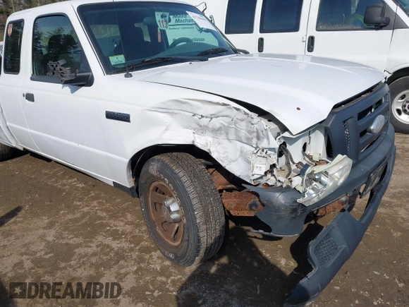 2007 Ford Ranger XL with VIN 1FTYR14U77PA44770, listed as a IAAI auction lot 41706699 with 202,840 mi miles. Bid and sale history available at carsss.com. Image 6.