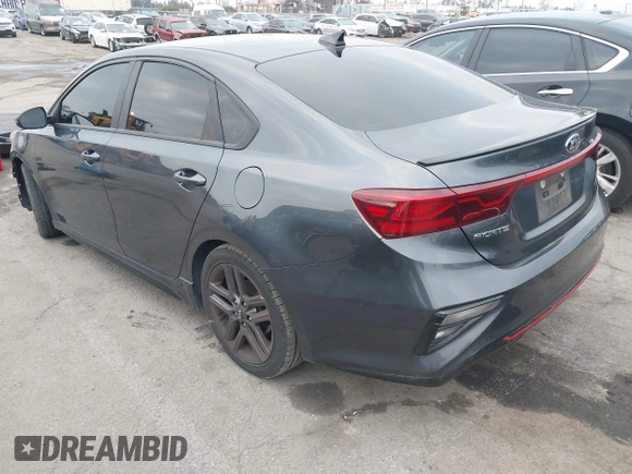 2021 Kia Forte GT-Line z VIN 3KPF34AD9ME316424, wystawiony jako IAAI lot #41467687 z przebiegiem 86 059 mil mil oraz . Historia ofert i sprzedaży dostępna na DreamBid. Obrazek 3.