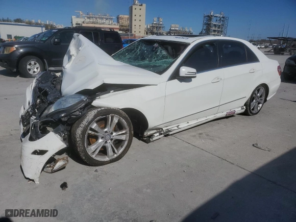 2013 Mercedes-Benz E-Class E 350 Luxury with VIN WDDHF5KB6DA749212, listed as a Copart auction lot 46128475 with 0 mi miles and Salvage Title. Bid and sale history available at carsss.com. Image 1.