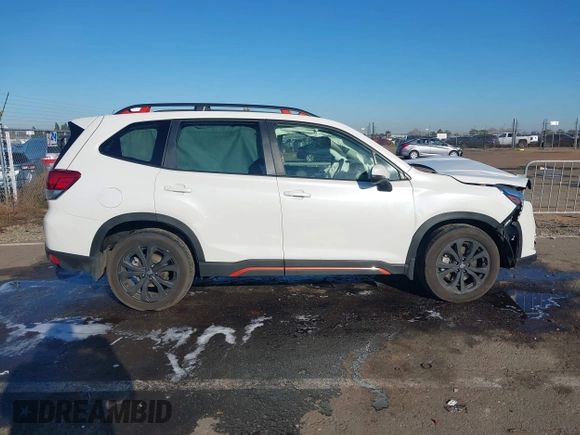 2023 Subaru Forester Sport with VIN JF2SKAJC7PH477135, listed as a IAAI auction lot 41265315 with 13,065 mi miles. Bid and sale history available at carsss.com. Image 13.