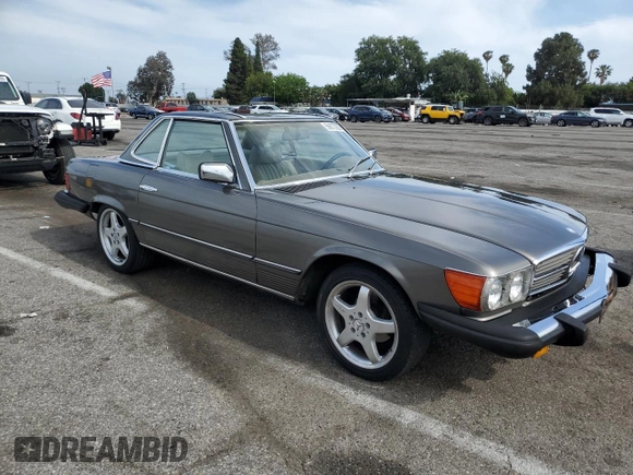 1978 Mercedes-Benz SL with VIN 10704412046380, listed as a Copart auction lot 56873355 with 81,564 mi miles and Clean title. Bid and sale history available at DreamBid. Image 4.