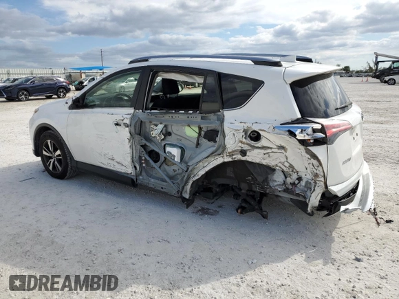 2017 Toyota RAV4 XLE with VIN JTMWFREV4HJ709358, listed as a Copart auction lot 42289365 with 44,900 mi miles and Salvage Title. Bid and sale history available at DreamBid. Image 2.