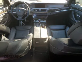 2013 BMW 5 Series 550i with VIN WBAFR9C50DDX80153, listed as a Copart auction lot 43180625 with 128,521 mi miles and Salvage Title. Bid and sale history available at carsss.com. Image 8.