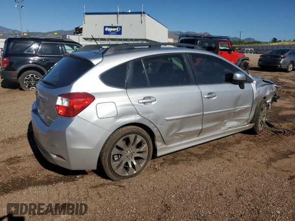 2013 Subaru Impreza Special Sports Premium with VIN JF1GPAL69D2216882, listed as a Copart auction lot 63688695 with 123,612 mi miles and Salvage title. Bid and sale history available at DreamBid. Image 3.