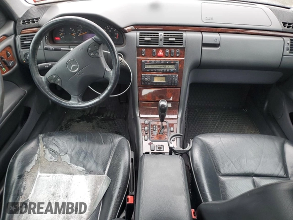 2001 Mercedes-Benz E-Class with VIN WDBJF65J31B203461, listed as a Copart auction lot 44416005 with 179,335 mi miles and Salvage Title. Bid and sale history available at carsss.com. Image 8.